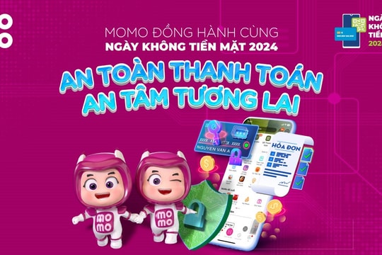 Ngày không tiền mặt 2024: MoMo mang đến trải nghiệm thanh toán Face Payment mới mẻ, nhiều quà tặng và ưu đãi hấp dẫn