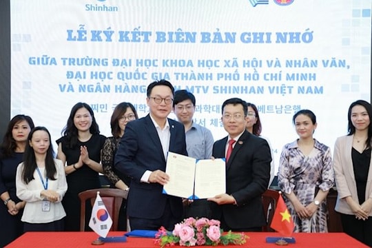 Ngân hàng Shinhan Việt Nam ký hợp tác chiến lược cùng Trường đại học Khoa học Xã hội và Nhân văn, Đại học Quốc gia TP. Hồ Chí Minh