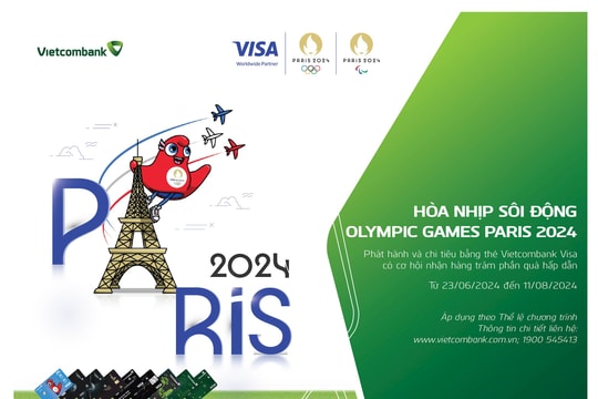 Hòa nhịp Olympic Paris 2024 cùng Vietcombank thông qua chuỗi hoạt động dành cho khách hàng
