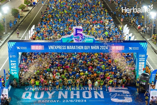 Herbalife Việt Nam tiếp tục khuyến khích lối sống năng động lành mạnh với việc tài trợ VnExpress Marathon Quy Nhơn 2024