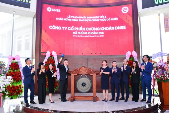 330 triệu cổ phiếu của Công ty Cổ phần Chứng khoán DNSE chính thức niêm yết trên HOSE