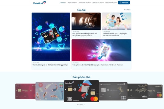 VietinBank nâng tầm trải nghiệm với website mới