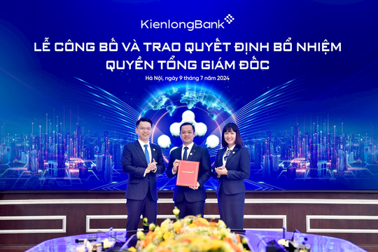 Ông Trần Hồng Minh giữ chức quyền Tổng Giám đốc KienlongBank