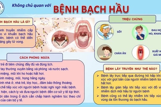 Công điện của Thủ tướng Chính phủ về việc tăng cường công tác phòng, chống bệnh bạch hầu