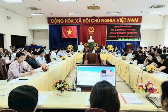 An Giang triển khai quy định pháp luật về kinh doanh vàng và ngoại tệ