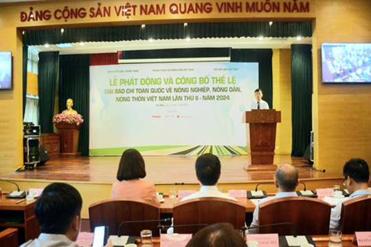 Phát động “Giải báo chí toàn quốc về nông nghiệp, nông dân, nông thôn Việt Nam” lần thứ II - năm 2024