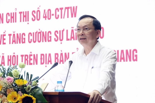 Phó Thống đốc Thường trực Đào Minh Tú: Bắc Giang là tỉnh tích cực triển khai tín dụng chính sách xã hội với các con số ấn tượng