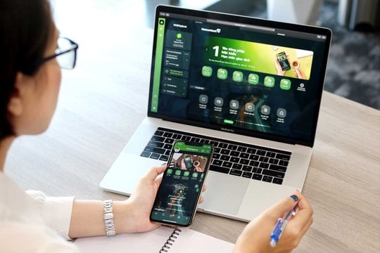 Vietcombank nâng cấp tiện ích Đăng ký mua vàng miếng SJC trực tuyến