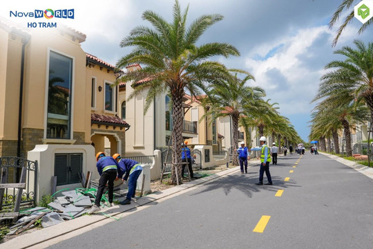 Novaworld Ho Tram khởi động thi công hoàn thiện công trình và hệ tiện ích