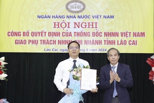 Giao phụ trách Ngân hàng Nhà nước chi nhánh tỉnh Lào Cai