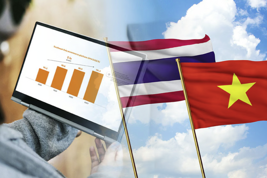 Thương mại điện tử ở Đông Nam Á tăng vọt, Việt Nam và Thái Lan dẫn đầu về tăng trưởng