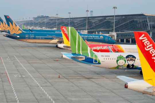 Các hãng hàng không Việt Nam đang sở hữu bao nhiêu máy bay?