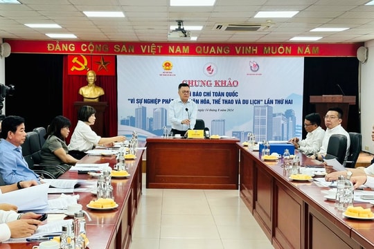 Lễ trao giải Báo chí " Vì sự nghiệp phát triển Văn hóa, Thể thao và Du lịch" lần thứ 2 sẽ diễn ra vào tối ngày 28/8