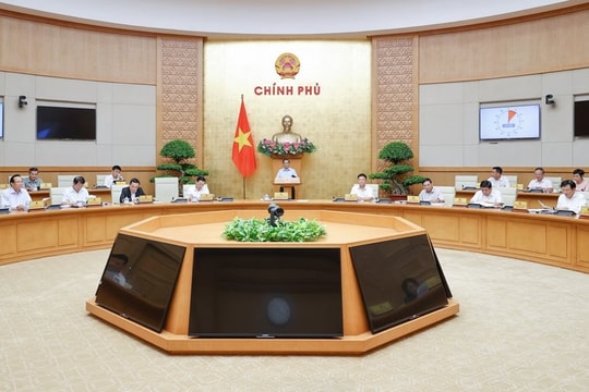 Thủ tướng chủ trì phiên họp chính phủ chuyên đề về xây dựng pháp luật tháng 8/2024