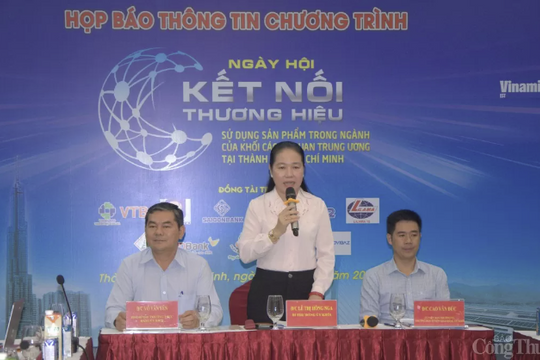 Ngày hội kết nối thương hiệu của Đảng ủy Khối các cơ quan Trung ương tại TP. Hồ Chí Minh: Gắn kết và cùng phát triển