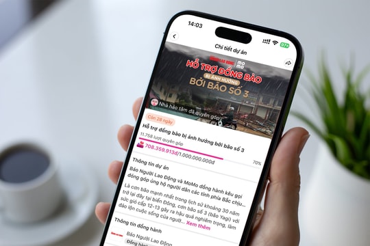 Chung tay cùng báo Người Lao Động và MoMo, mang sẻ chia đến với người dân phía Bắc chịu ảnh hưởng bởi cơn bão số 3 và lũ lụt