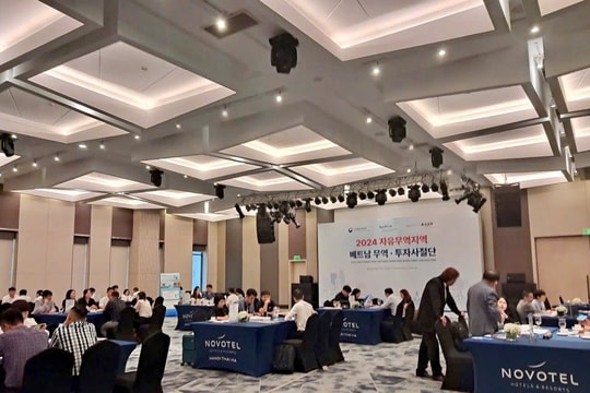 Đoàn Doanh nghiệp Khu Thương mại Tự do Hàn Quốc tìm thấy nhiều tiềm năng trong hợp tác với doanh nghiệp Việt Nam