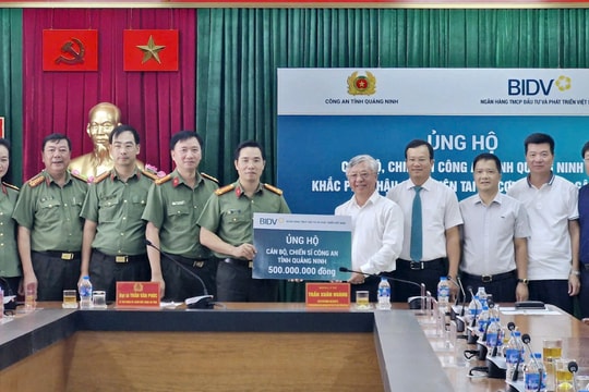 BIDV dành 20 tỷ đồng kịp thời hỗ trợ khắc phục hậu quả cơn bão số 3