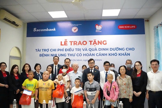 Sacombank và Dai-ichi Life Việt Nam tiếp tục hành trình thiện nguyện 2024