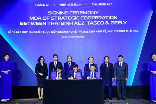 Tasco bắt tay Geely lập liên doanh làm dự án lắp ráp ô tô gần 170 triệu USD