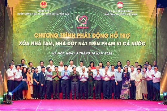 BIDV ủng hộ 100 tỷ đồng chung tay xóa nhà tạm, nhà dột nát