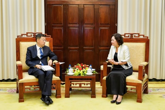 Thống đốc Nguyễn Thị Hồng tiếp Chủ tịch HĐQT Ngân hàng Bank of China