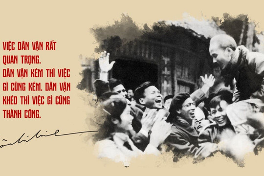 Chặng đường 94 năm công tác dân vận của Đảng