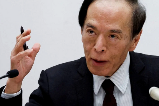 Thống đốc Ngân hàng Trung ương Nhật Bản cảnh báo rủi ro của việc tăng lãi suất quá chậm