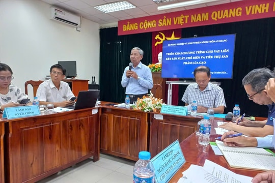 An Giang triển khai chương trình cho vay liên kết sản xuất chế biến và tiêu thụ sản phẩm lúa gạo