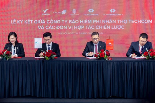Techcombank mở rộng hệ sinh thái tài chính thông qua góp vốn thành lập Công ty Bảo hiểm Phi nhân thọ Techcom