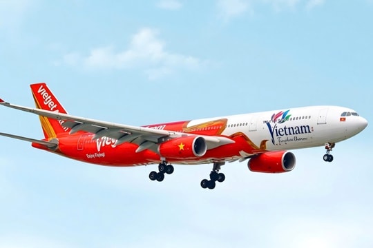 Kết thúc 9 tháng năm 2024, Vietjet đạt doanh thu 51.769 tỷ đồng, tiếp tục nhận tàu bay mới