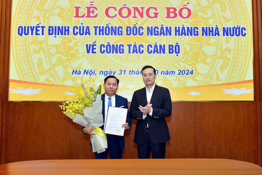 Công bố Quyết định giao ông Lại Hữu Phước làm Quyền Chánh Thanh tra, giám sát ngân hàng