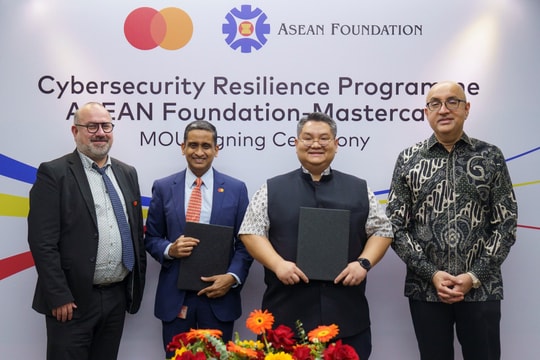 Mastercard và Quỹ ASEAN ký Biên bản ghi nhớ khởi động Chương trình Nâng cao năng lực an ninh mạng trong toàn khu vực