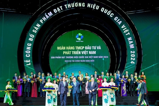 BIDV được vinh danh “Thương hiệu quốc gia”
