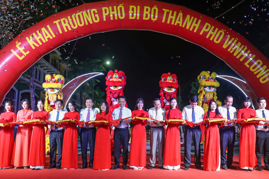 Vĩnh Long khai trương tuyến phố đi bộ tại dự án của T&T Group