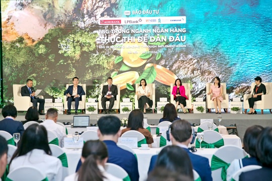 Nỗ lực thúc đẩy thực hành ESG trong hoạt động ngân hàng