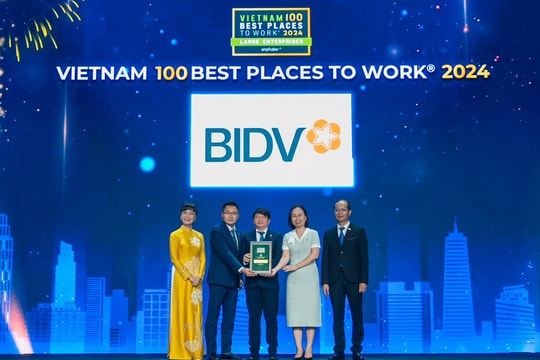 BIDV khẳng định vị thế doanh nghiệp có môi trường làm việc tốt nhất Việt Nam