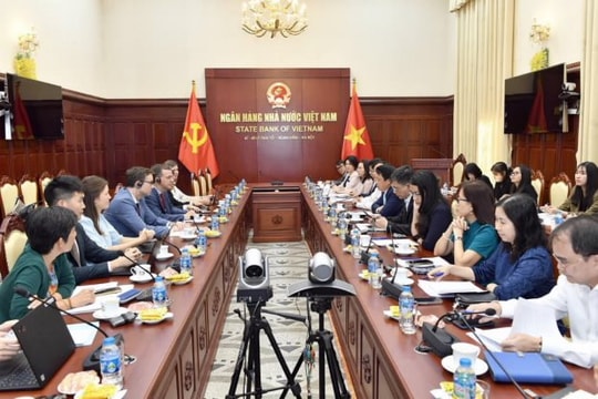 Phó Thống đốc Phạm Tiến Dũng làm việc với Đoàn Cán bộ của Quỹ Tiền tệ Quốc tế