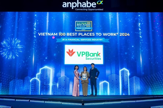 VPBankS khẳng định vị thế số 1 nơi làm việc tốt nhất Việt Nam ngành Dịch vụ tài chính khối doanh nghiệp vừa