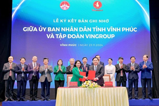 Chuyển đổi xanh: Vĩnh Phúc “bắt tay” với Vingroup để chuyển từ nhận thức sang hành động