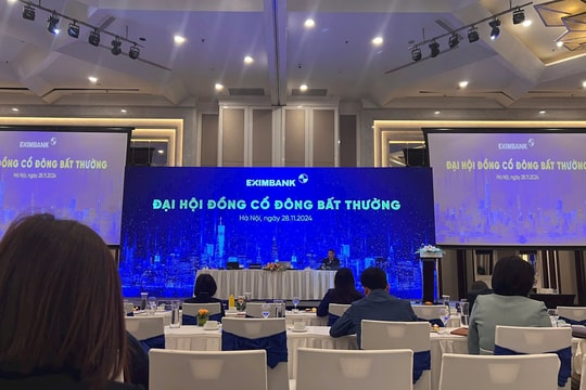 Eximbank tổ chức Đại hội đồng cổ đông bất thường, thông qua việc chuyển trụ sở ra Hà Nội