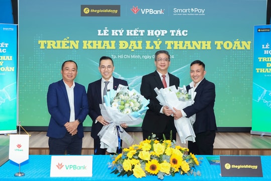 VPBank và Thế Giới Di Động hợp tác triển khai mô hình đại lý thanh toán