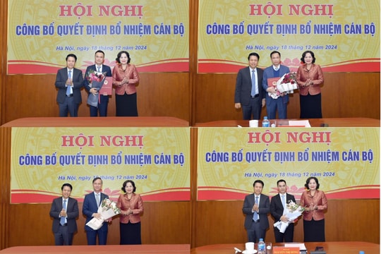 Ngân hàng Nhà nước bổ nhiệm lãnh đạo Vụ Dự báo, thống kê; Văn phòng và CIC