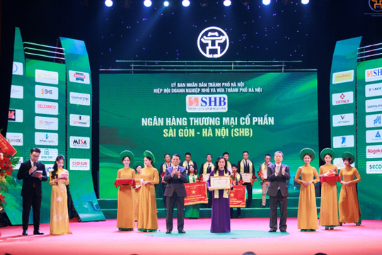 SHB vinh dự nhận Bằng khen tại Lễ tôn vinh Doanh nhân, Doanh nghiệp Thăng Long 2024