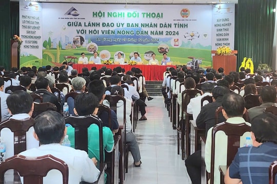 Hội nghị đối thoại giữa lãnh đạo tỉnh với hội viên, nông dân tỉnh An Giang