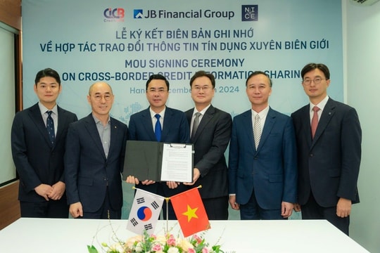 CIC hợp tác trao đổi thông tin tín dụng xuyên biên giới với JB và NICE
