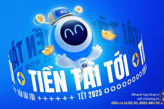 ACB lì xì hấp dẫn cho khách hàng khi tham gia chương trình “ACB Tết Tiền Tài Tới”