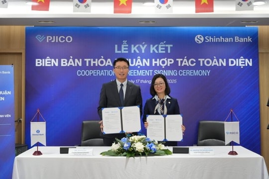 Ngân hàng Shinhan và Bảo hiểm PJICO ký hợp tác chiến lược