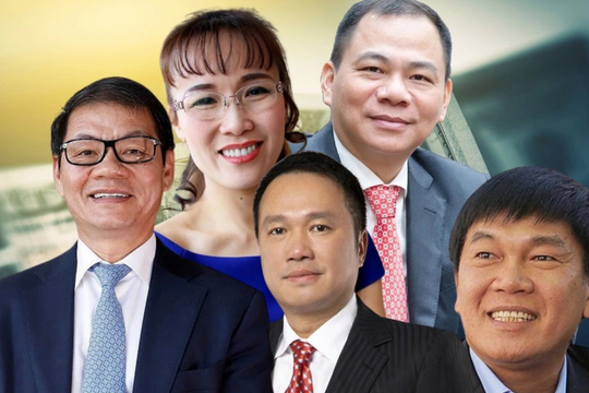 Việt Nam có 5 tỷ phú USD