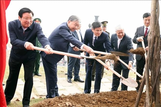 Tổng Bí thư Tô Lâm dự lễ phát động 'Tết trồng cây đời đời nhớ ơn Bác Hồ'
